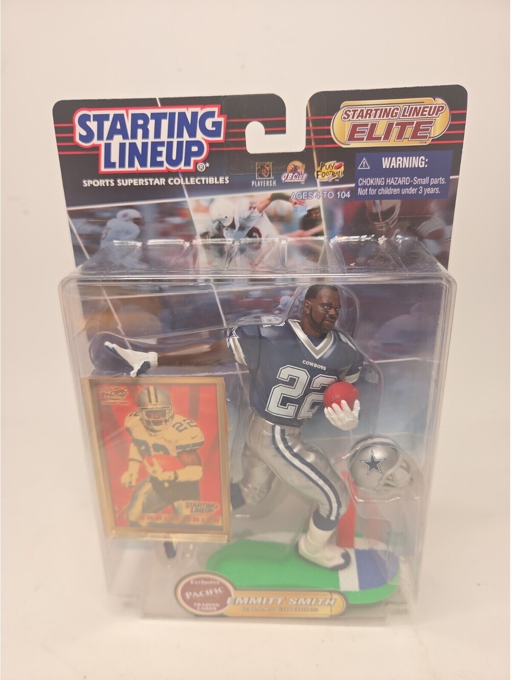 2000 Starting Lineup Elite Emmitt Smith Dallas Cowboys NIB Mint Condition